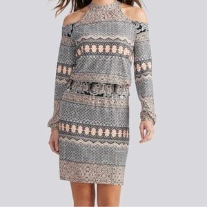 Cato - Cut Out Cold Shoulder dress